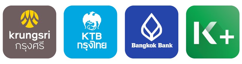 Thai QR: Krungsri, KTB, Bangkok Bank, K+